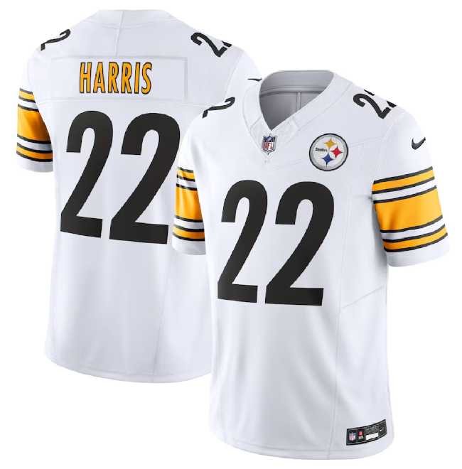 Men & Women & Youth Pittsburgh Steelers #22 Najee Harris White 2023 F.U.S.E. Vapor Untouchable Limited Stitched Jersey